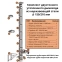 Комплект утепленного дымохода ф150/210 мм (5 метров) AISI 304-0,8 мм / AISI 430-0,5 мм 